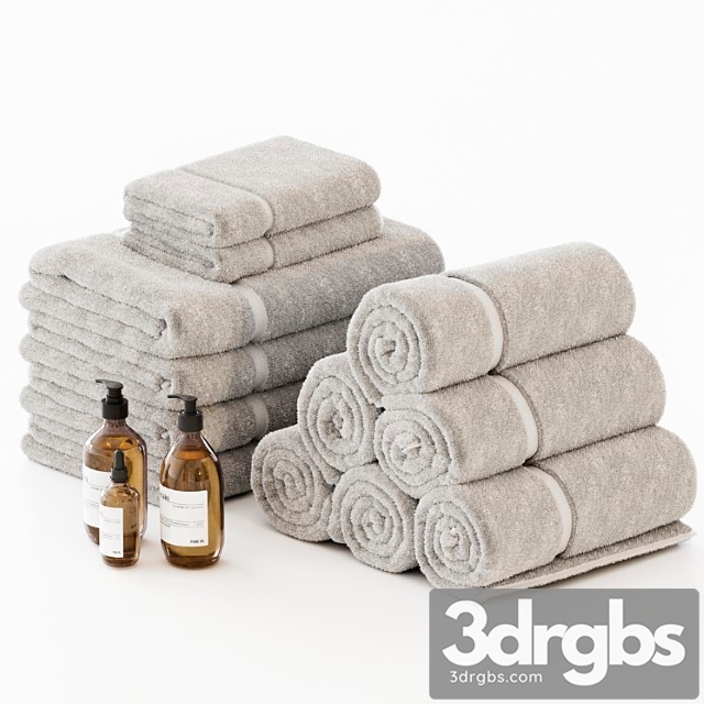 Towels 04 2 3dsmax Download - thumbnail 1