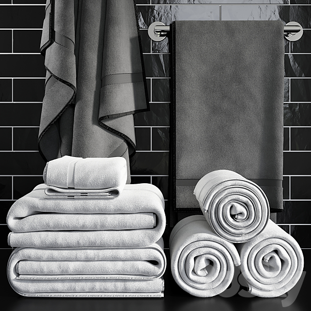 Towels 1 3ds Max - thumbnail 1