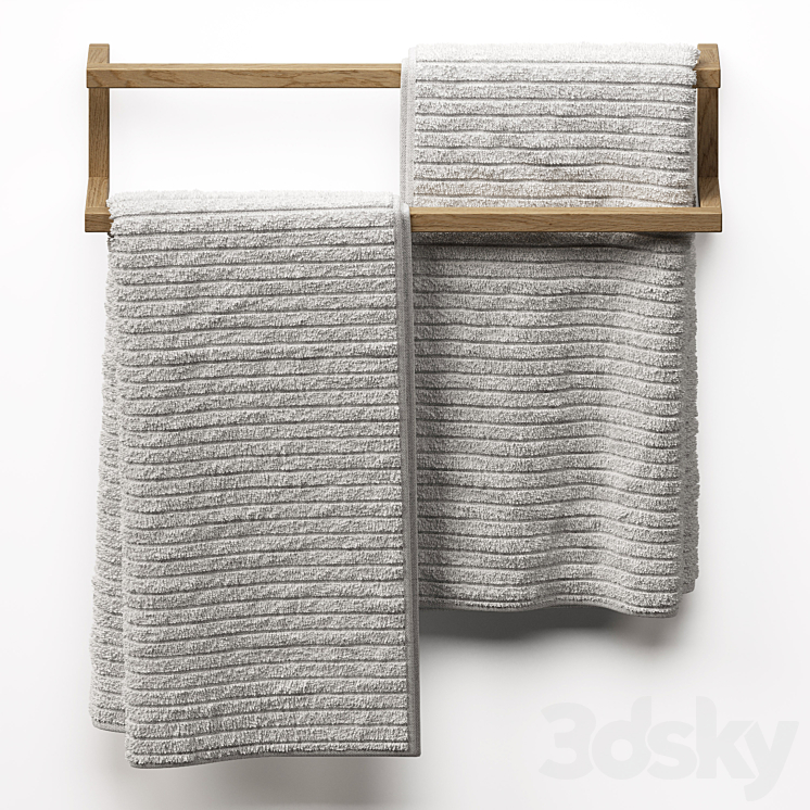 towels 52 3DS Max - thumbnail 1