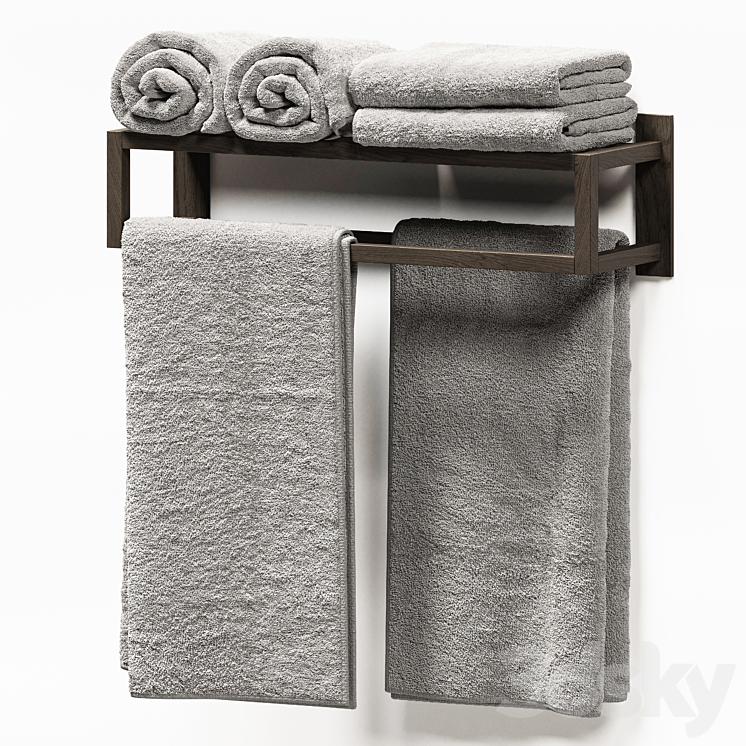 towels 55 3DS Max - thumbnail 1