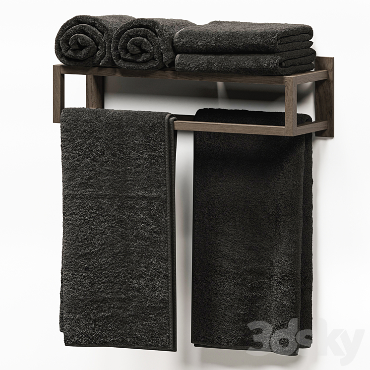 towels 55 3DS Max - thumbnail 2