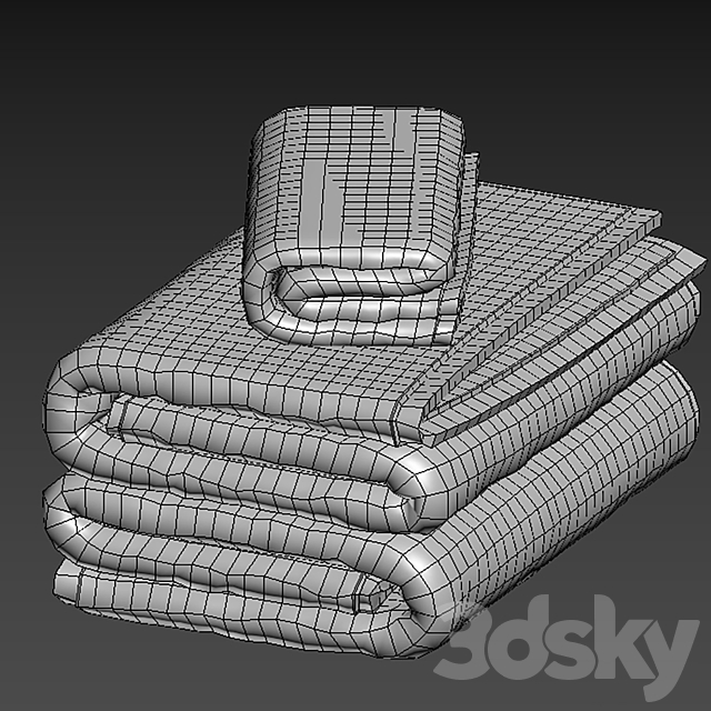 towels 56 3DS Max Model - thumbnail 5