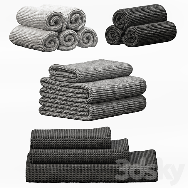 towels 57 3DSMax File - thumbnail 2