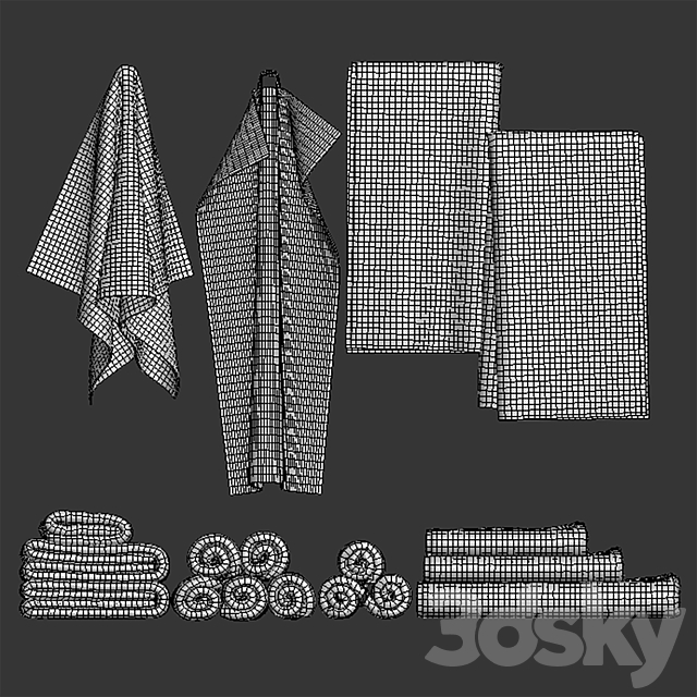 towels 57 3DSMax File - thumbnail 5