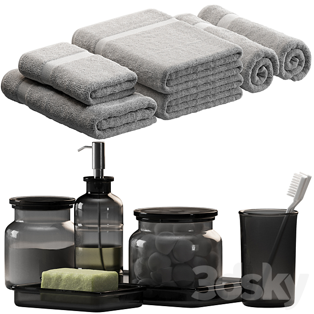 towels 66 3ds Max - thumbnail 1