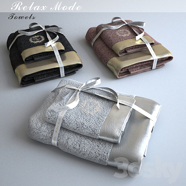 Towels for the bathroom 3DSMax File - thumbnail 1