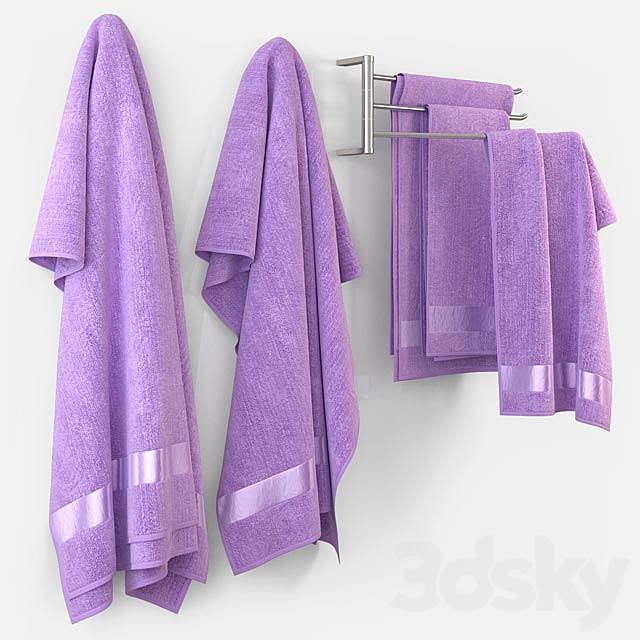 Towels m10 3DS Max Model - thumbnail 2