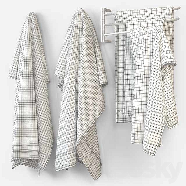 Towels m10 3DS Max Model - thumbnail 3