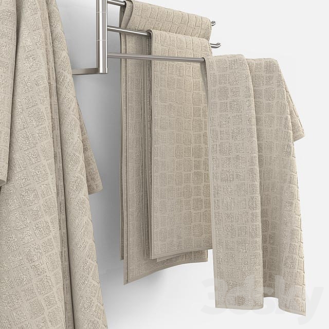 Towels m11 3DS Max Model - thumbnail 2