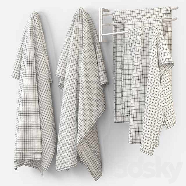 Towels m11 3DS Max Model - thumbnail 3