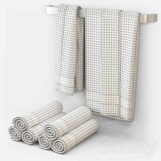 Towels m12 3DSMax File - thumbnail 3