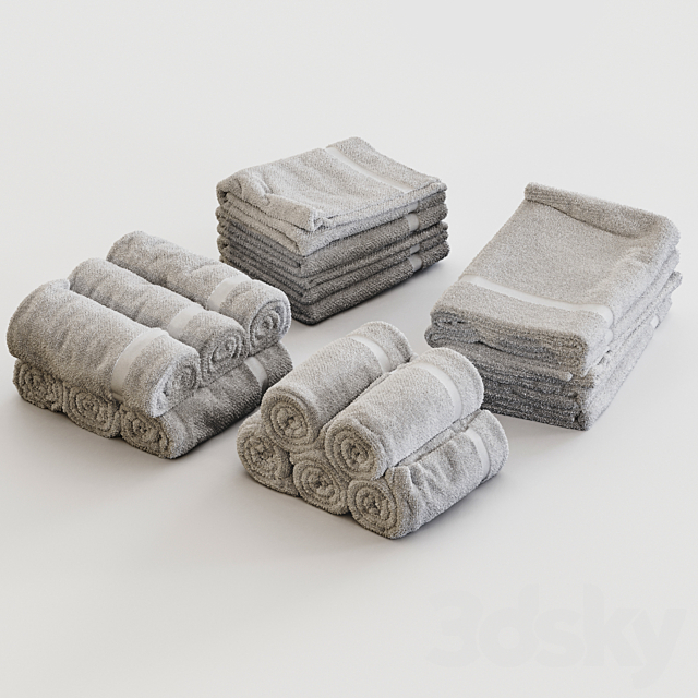 Towels_02 3DS Max Model - thumbnail 2