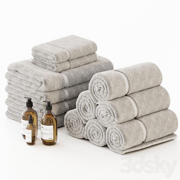 Towels_04 3DS Max - thumbnail 1