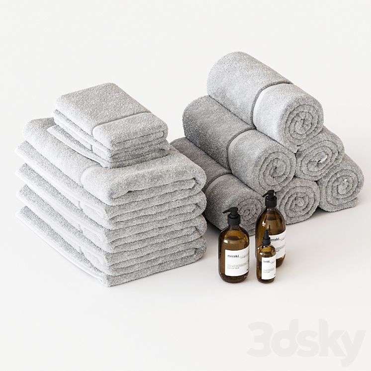 Towels_04 3DS Max - thumbnail 2