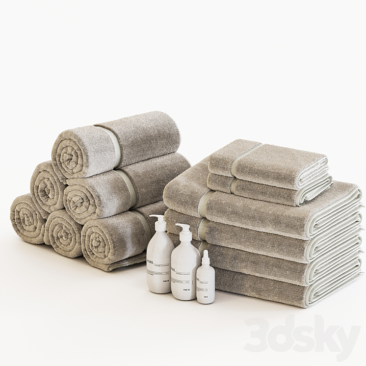 Towels_08 3DS Max - thumbnail 1