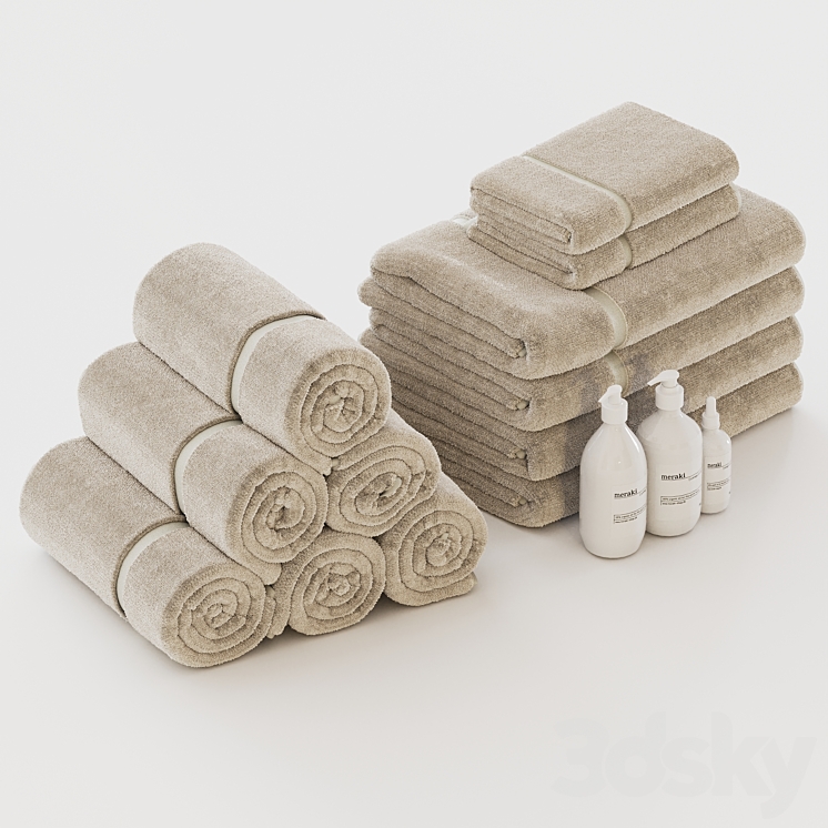 Towels_08 3DS Max - thumbnail 2