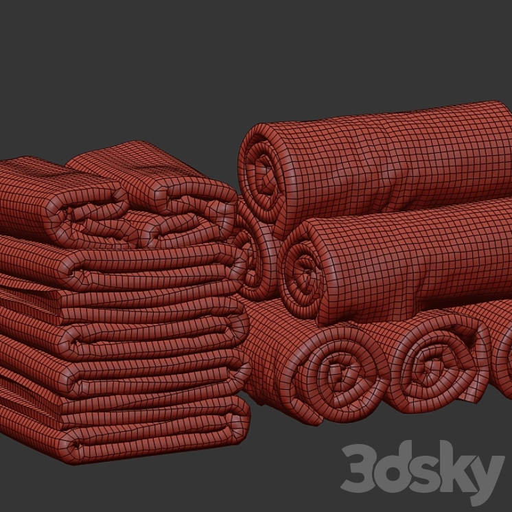 Towels_16 3DS Max - thumbnail 2