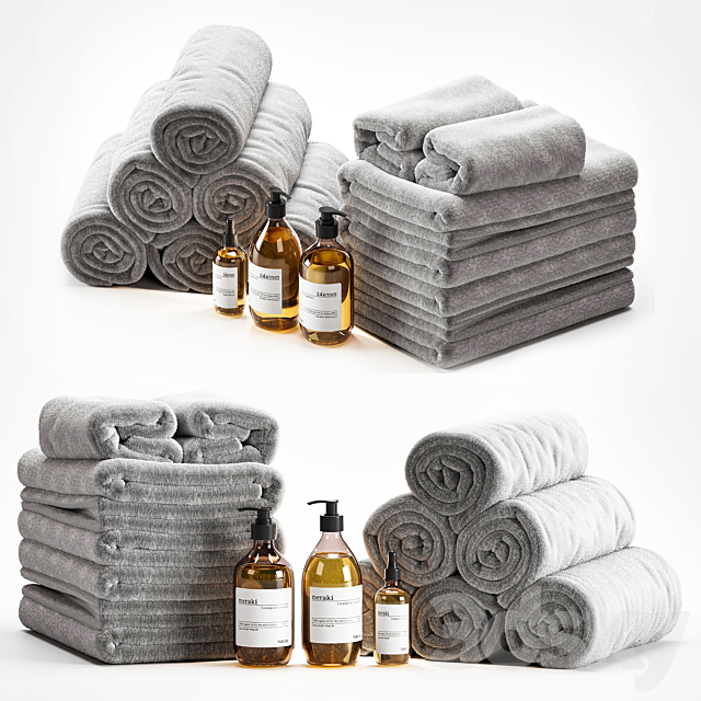 Towels_23 3DS Max Model - thumbnail 1