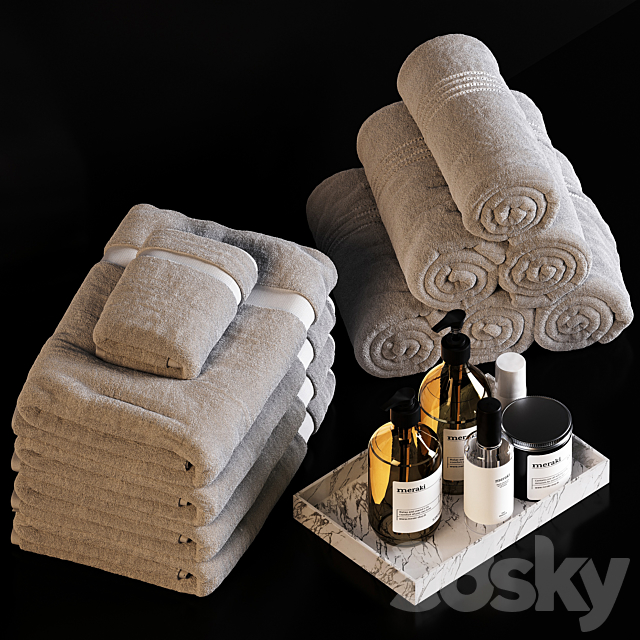 Towels_27 3DS Max Model - thumbnail 3