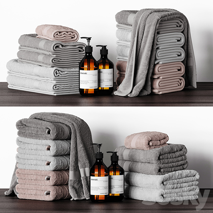 Towels_30 3DS Max - thumbnail 1