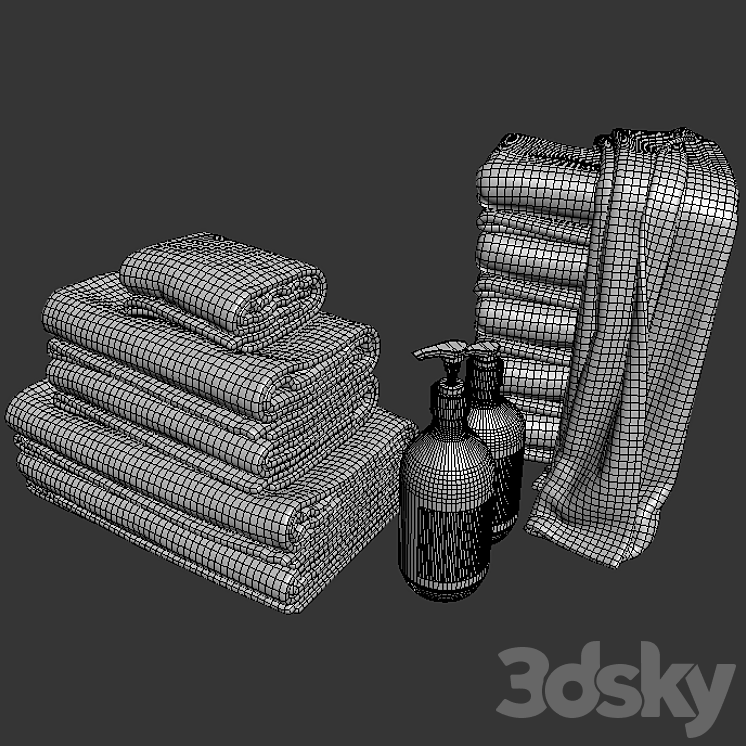 Towels_30 3DS Max - thumbnail 2