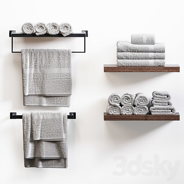 Towels_35 3DS Max Model - thumbnail 2