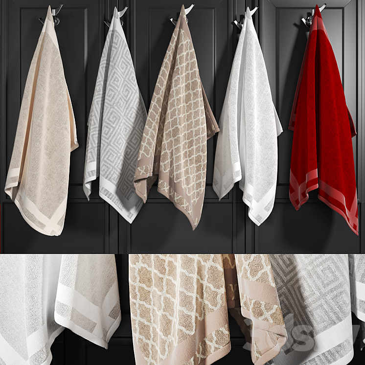 TOWELZ 1 3DS Max - thumbnail 1