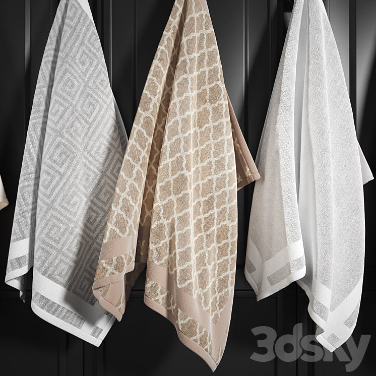 TOWELZ 1 3DS Max - thumbnail 2