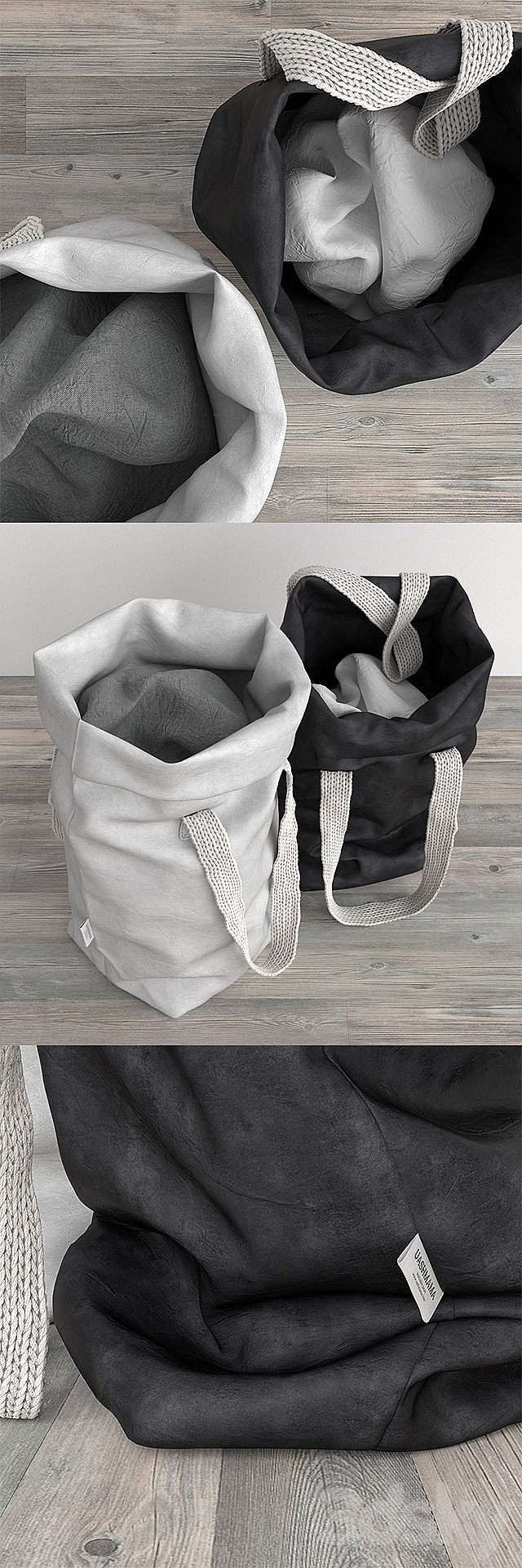 Uashmama Carry Two Bag 3DS Max Model - thumbnail 2