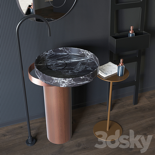 washbasin FALPER ECCENTRICO 3DS Max Model - thumbnail 2