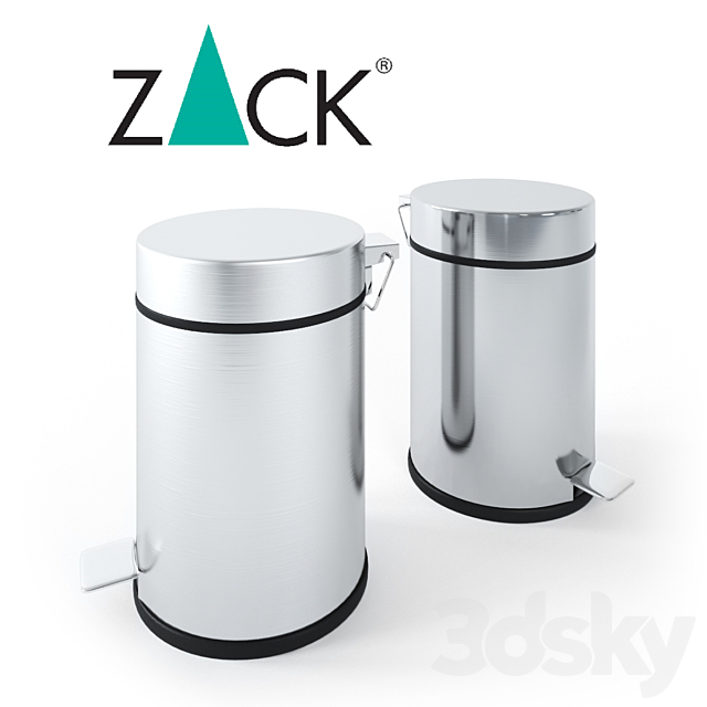 Zack Vasca Pedal Bin 3ds Max - thumbnail 1