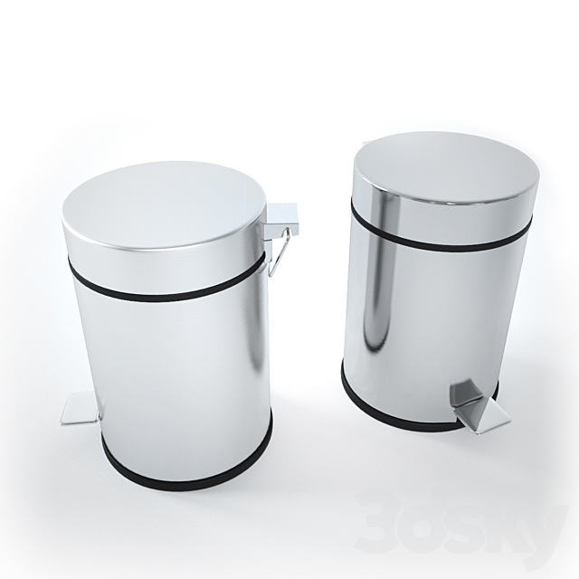 Zack Vasca Pedal Bin 3ds Max - thumbnail 2