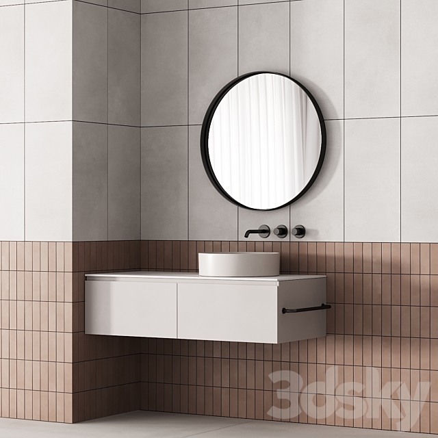 187 bathroom furniture 03 minimal scandi 2 options 00 3DS Max Model - thumbnail 2