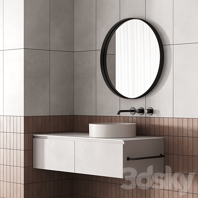 187 bathroom furniture 03 minimal scandi 2 options 00 3DS Max Model - thumbnail 4