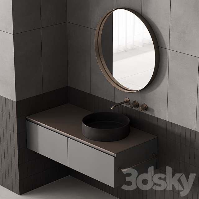 187 bathroom furniture 03 minimal scandi 2 options 00 3DS Max Model - thumbnail 5