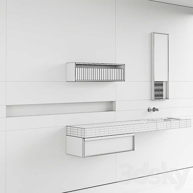 Antonio Lupi Bemade Vanity Unit Set 3 3DS Max Model - thumbnail 5