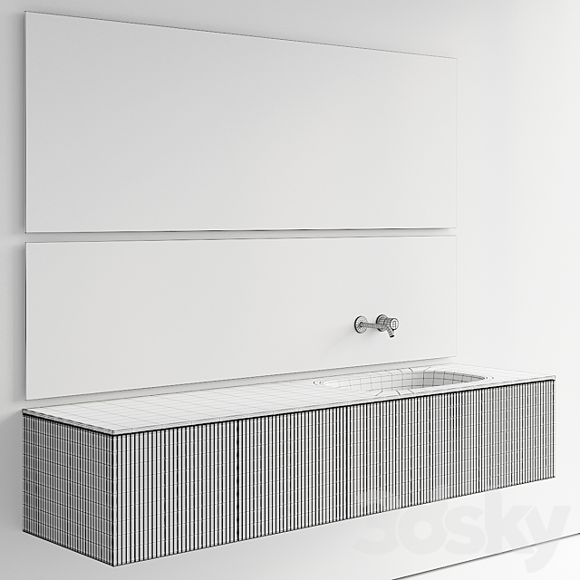 Antonio Lupi Design Binario 12 Vanity Unit Set 2 3DS Max Model - thumbnail 5