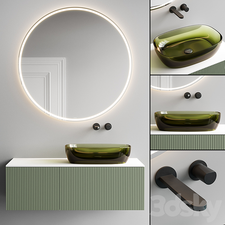 Antonio Lupi Design Binario 12 Vanity Unit Set 6 3DS Max - thumbnail 1