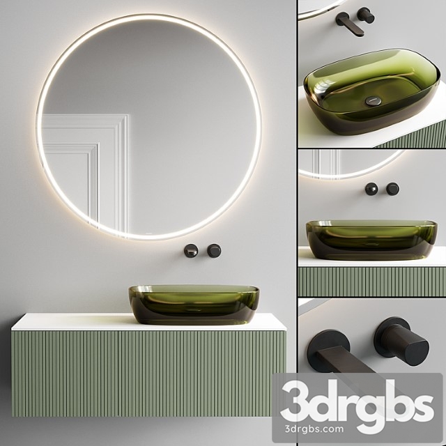 Antonio Lupi Design Binario 12 Vanity Unit Set 6 3dsmax Download - thumbnail 1