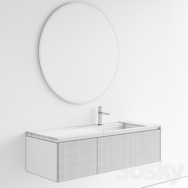 Antonio Lupi Design Binario Vanity Unit Set 1 3DS Max Model - thumbnail 5