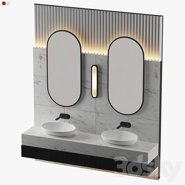 Arttide Bathroom 3ds Max - thumbnail 3