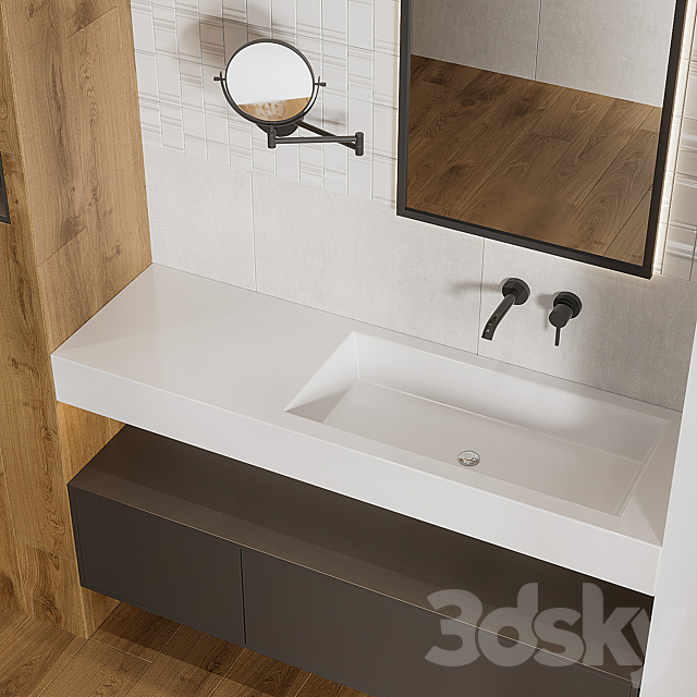 Bath furniture_12 3DS Max Model - thumbnail 6