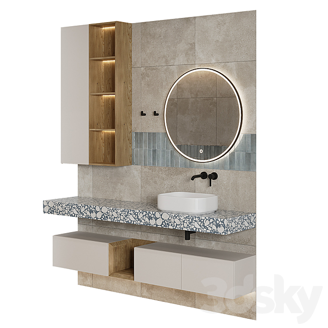 Bath furniture_6 3DS Max Model - thumbnail 3