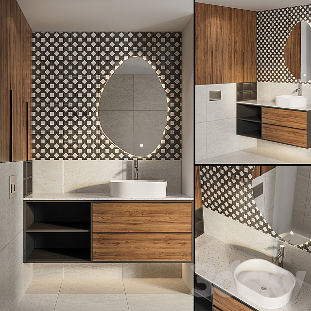 Bath furniture_8 3DS Max Model - thumbnail 2