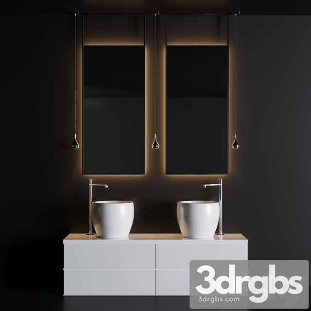 Bath Set 1 3dsmax Download - thumbnail 1