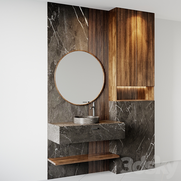 bath set 25 3DS Max - thumbnail 2