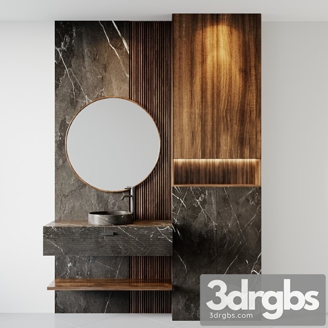 Bath set 25 3dsmax Download - thumbnail 1