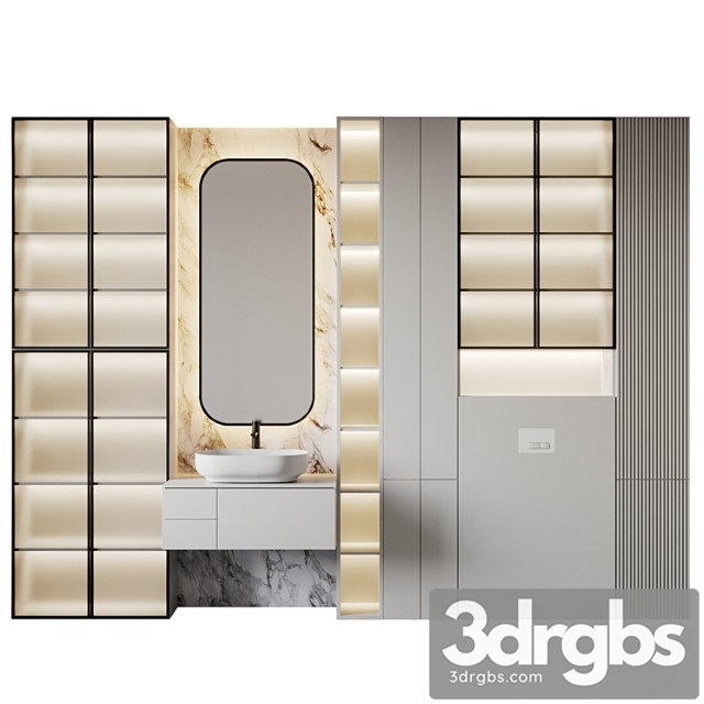 Bath set 26 3dsmax Download - thumbnail 1