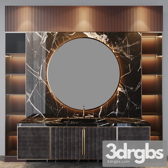 Bath set 4 3dsmax Download - thumbnail 1