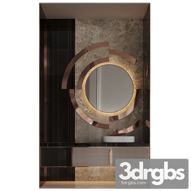 Bath Set 5 3 3dsmax Download - thumbnail 1